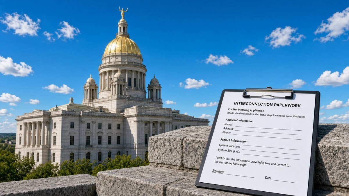 Rhode Island Energy Solar Interconnection vs Permit featured photo