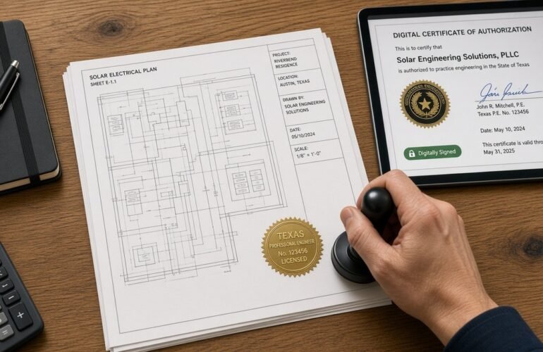 Wet Seal vs Digital PE Stamp Solar by Jurisdiction featured photo